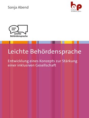 cover image of Leichte Behördensprache